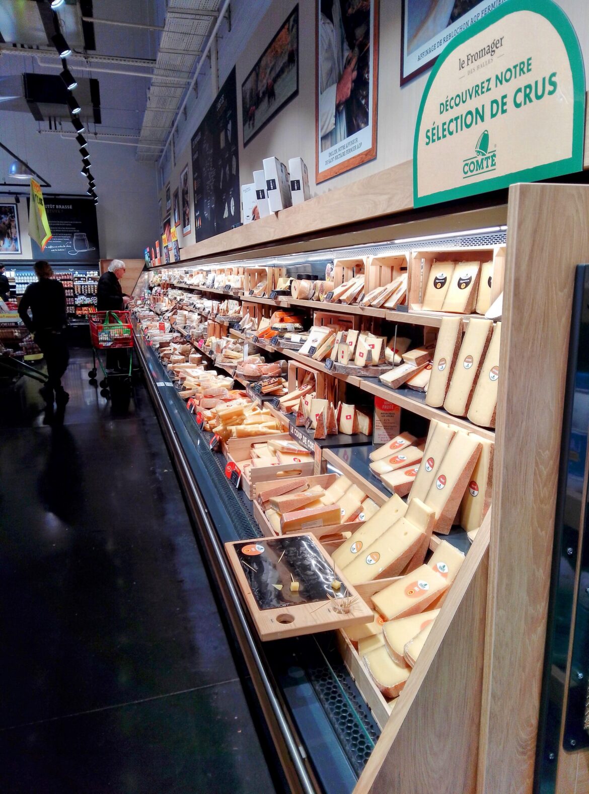 "I'm at the cheese aisle, I'll meet you in 2 hours when I'm done"