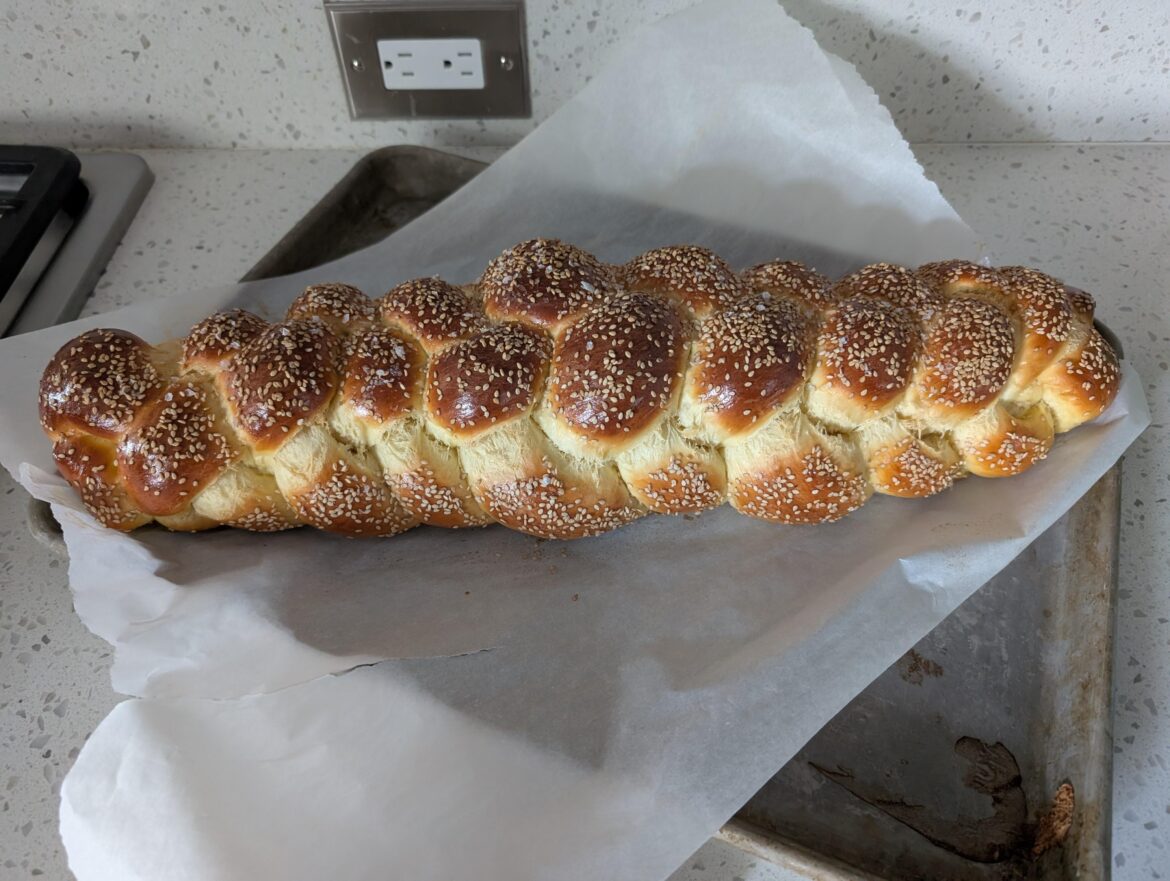 Why does my challah always split like this?