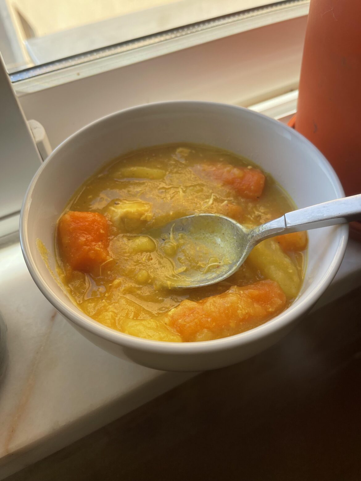 Chicken, carrot, and potato stew