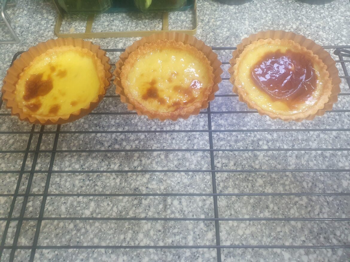 First time attempt egg tart