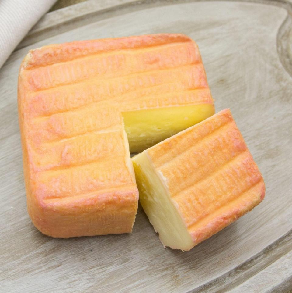 Maroilles, a semi-soft cheese, is one of the smelliest