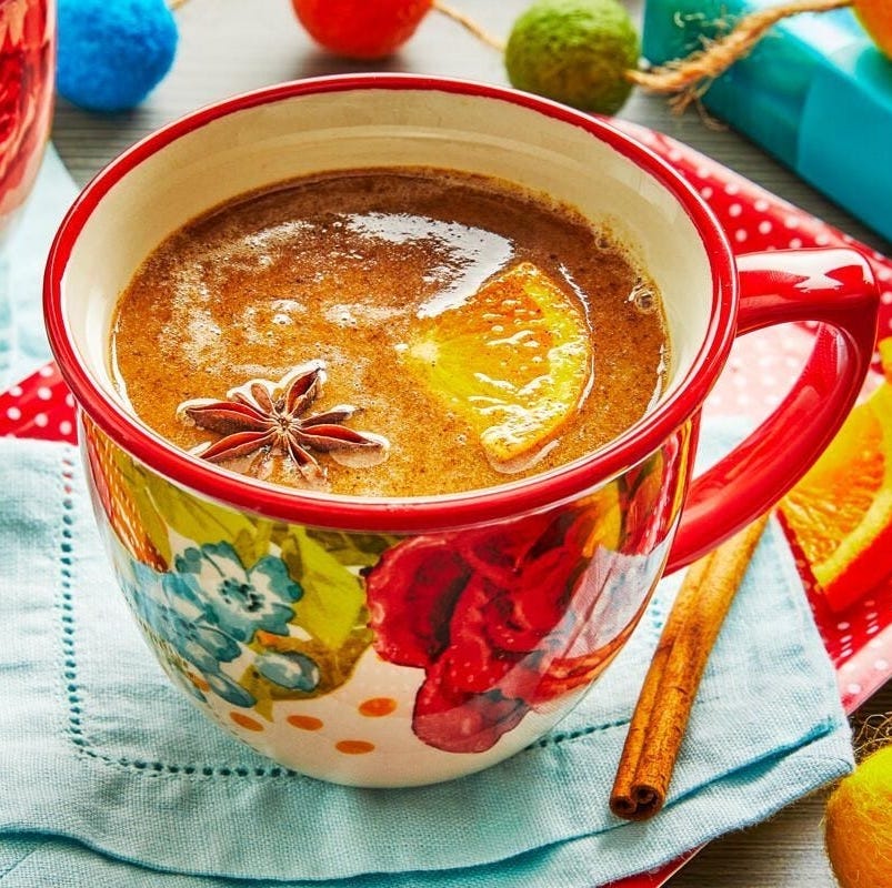 hot buttered rum christmas drink