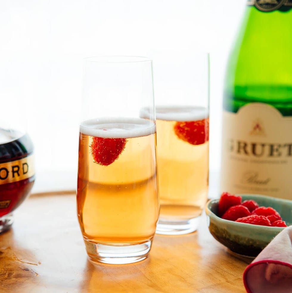 kir royale christmas drink