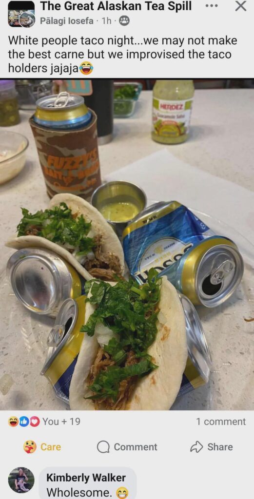 I've heard of beer can chicken but beer can tacos?