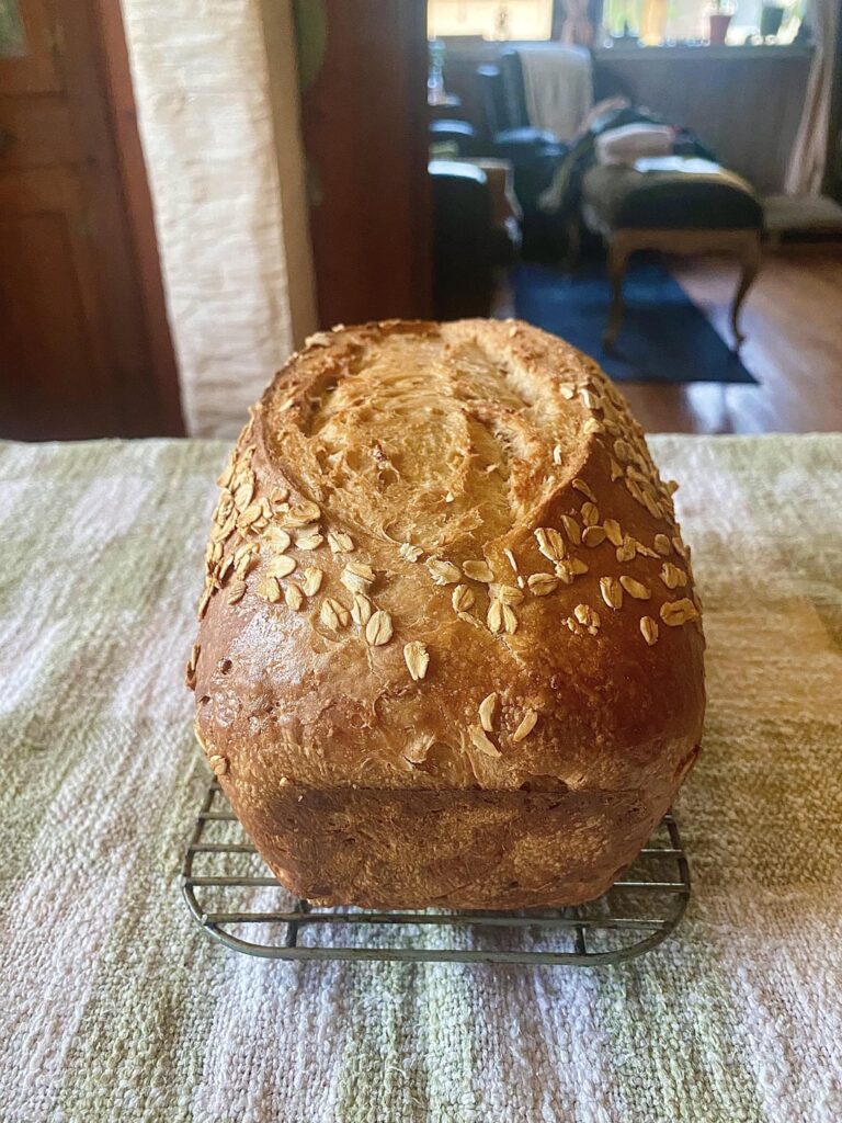 Honey oat sandwich loaf!🍞