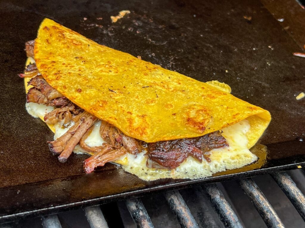 Burgers and smoked quesabirria tacos over the weekend