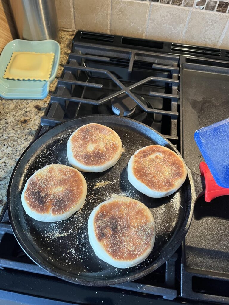 First time trying English muffins