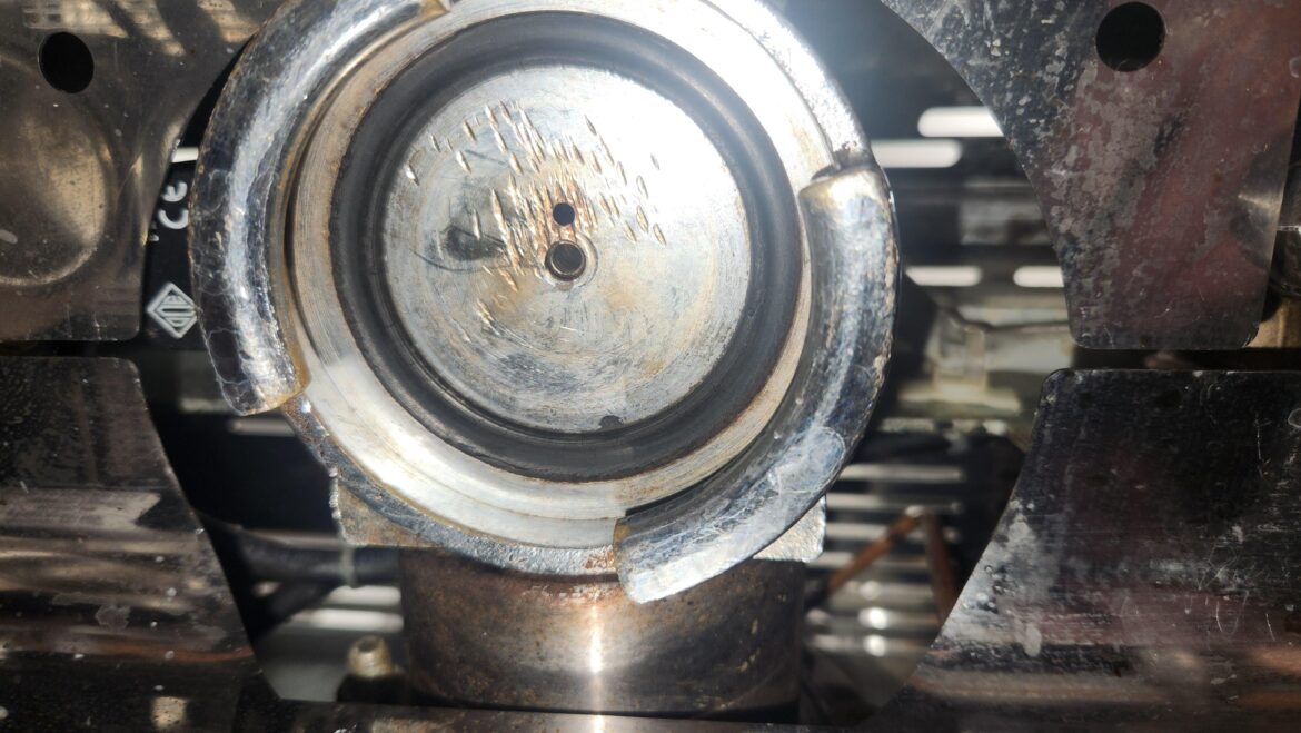 Deep scratches on espresso machine group head. HELP! Deep scratches on espresso machine group head. HELP!