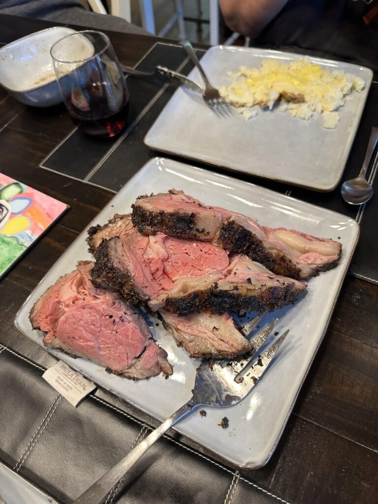 Smoked Prime Rib