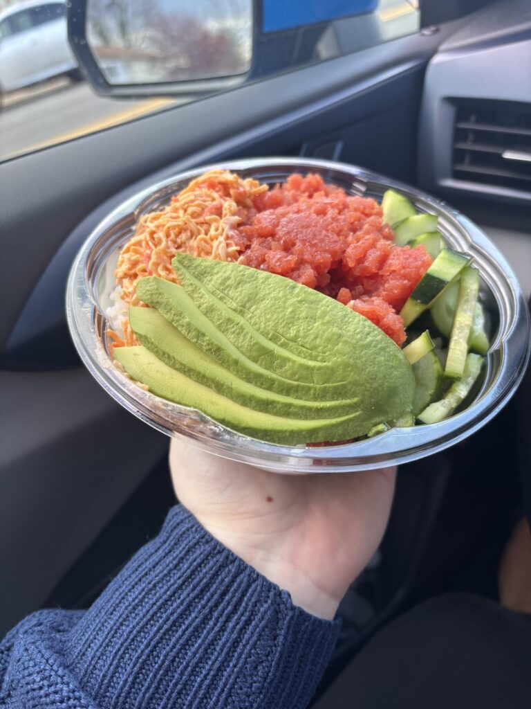 Calories in sushi bowl