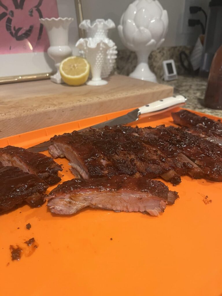 Baby back ribs for dinner
