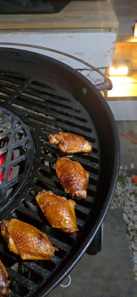 Grilled chicken wings