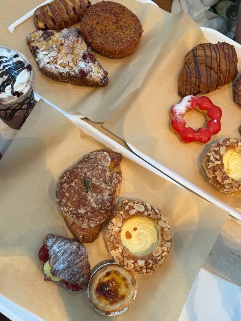 me and my friends bought assorted pastries!