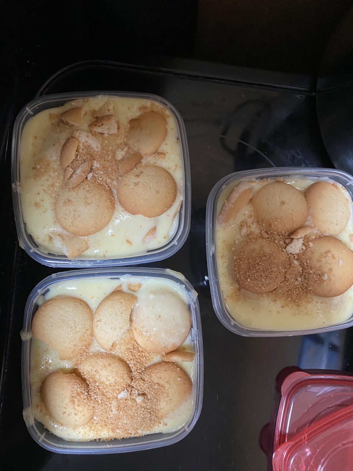 I was craving some banana pudding so I meal prepped a few for the work week.