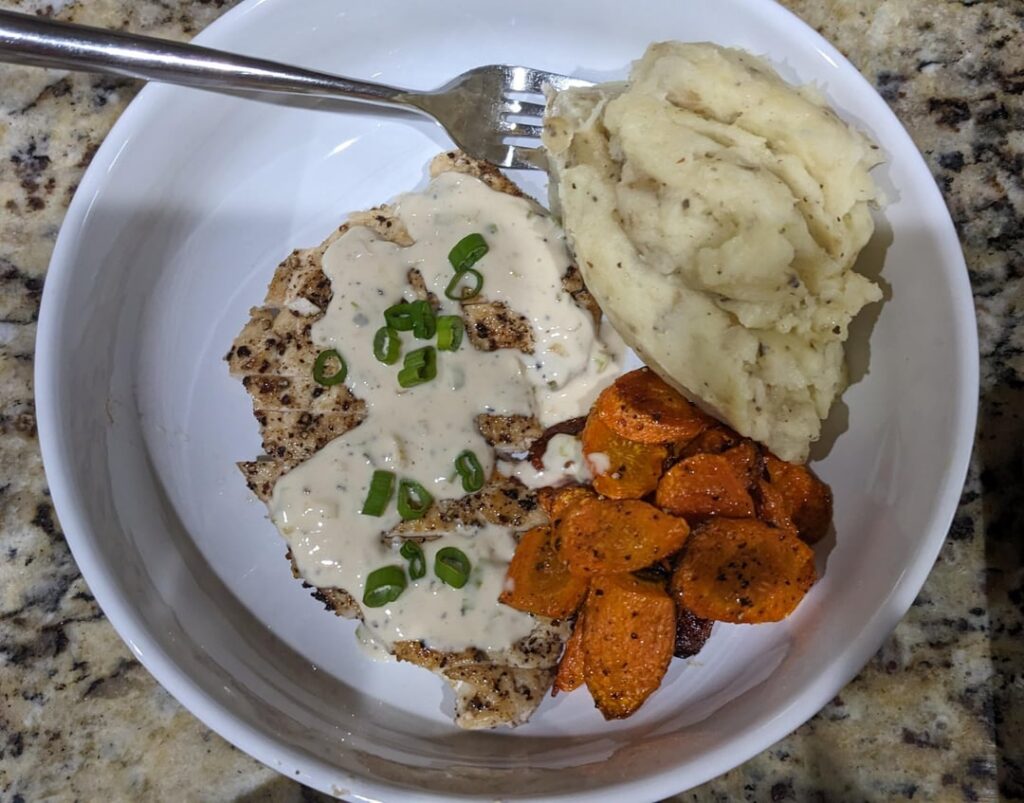 Sour cream & onion chicken