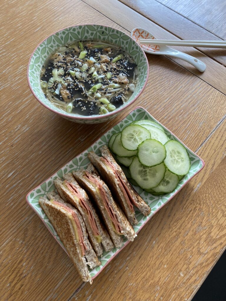 Does miso go well with ham and cheese toastie? Oh, yes, it does 🤭