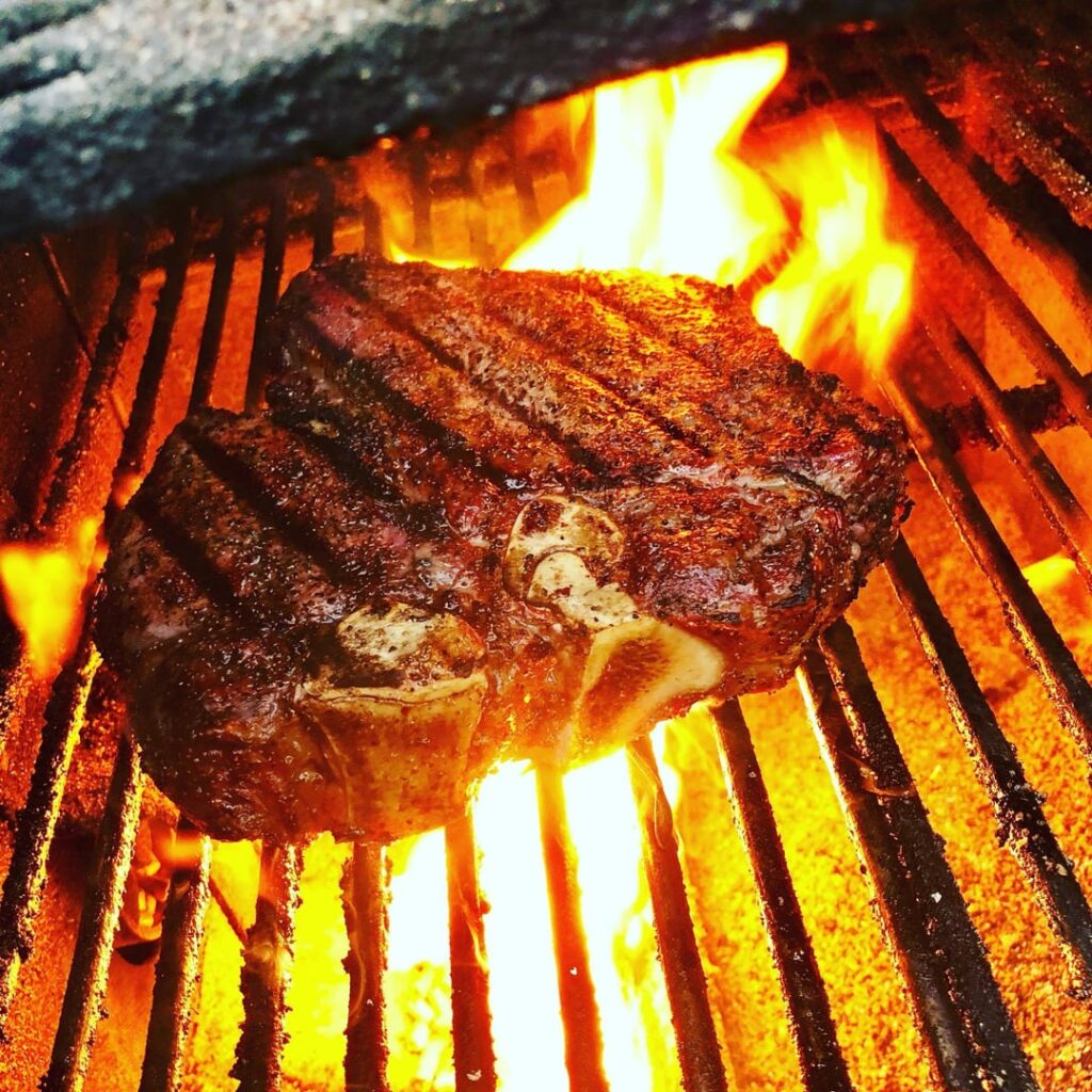 Somebody told me pellet grills can't sear. So I tried it, and this happened. Confused