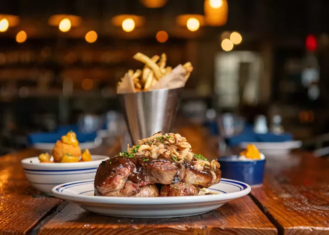 Even if you've misheard bon appétit as "bone apple tea," Francaise can be an entry point into elevated, French-inspired cuisine