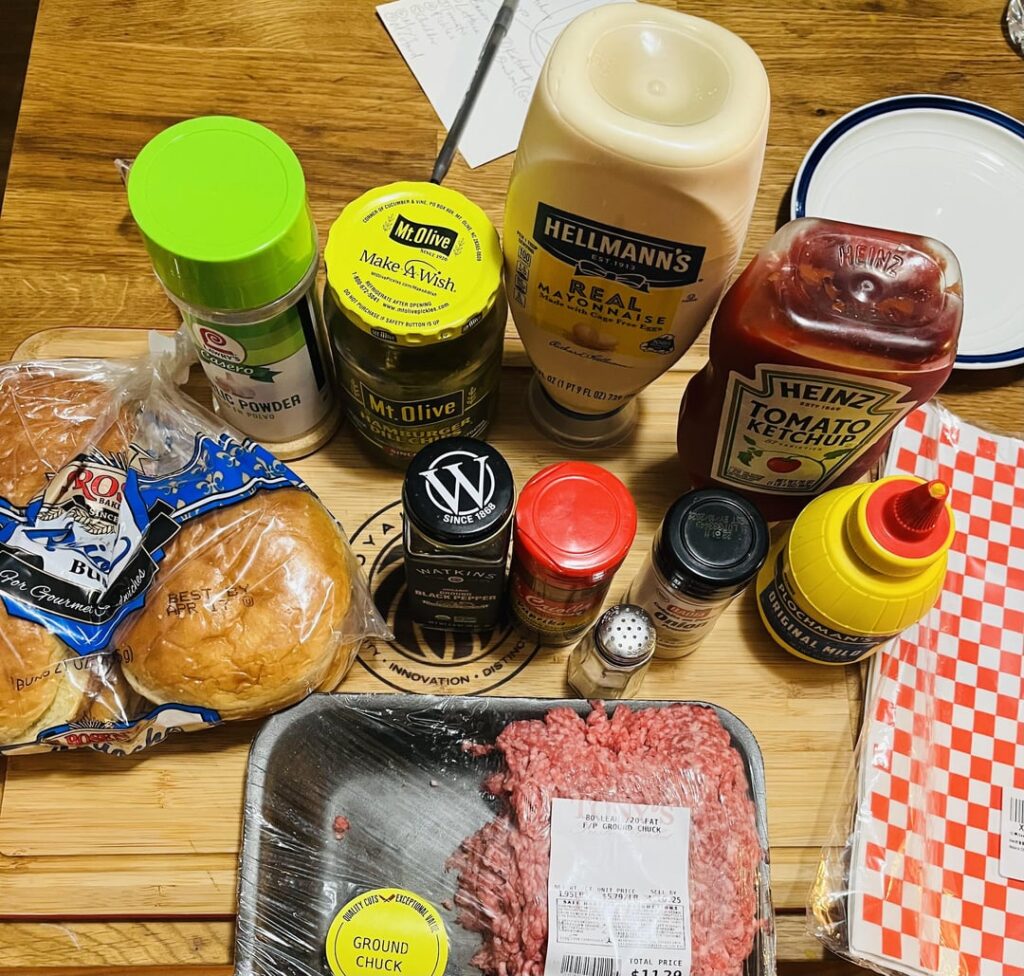 Tonight’s burger…