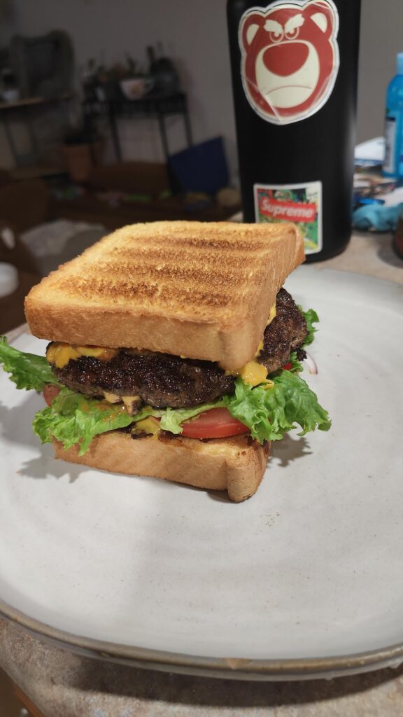 Got buzzed up and made a juicy lucy