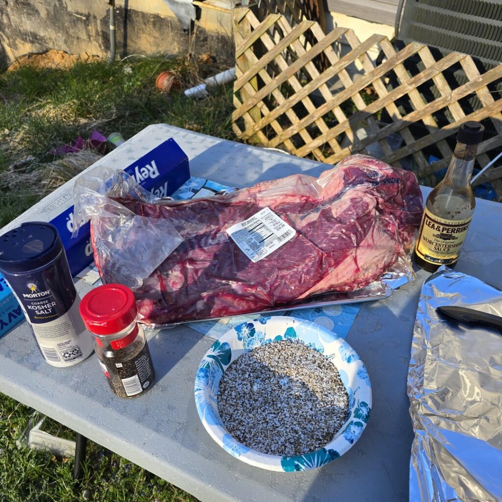 Second brisket ever on the smoker