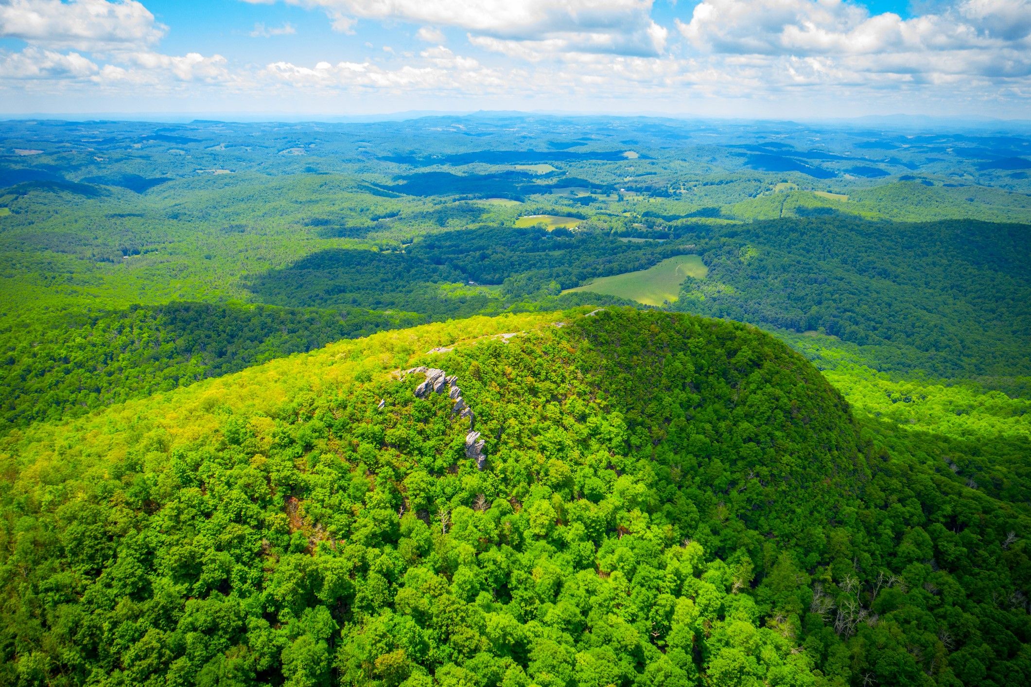 Buffalo Mountain in Floyd Virginia