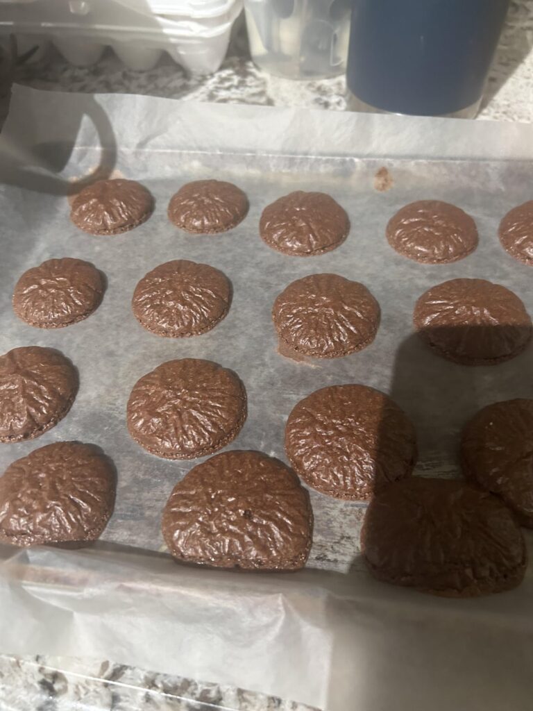 Why does my macarons look like this texture and not smooth