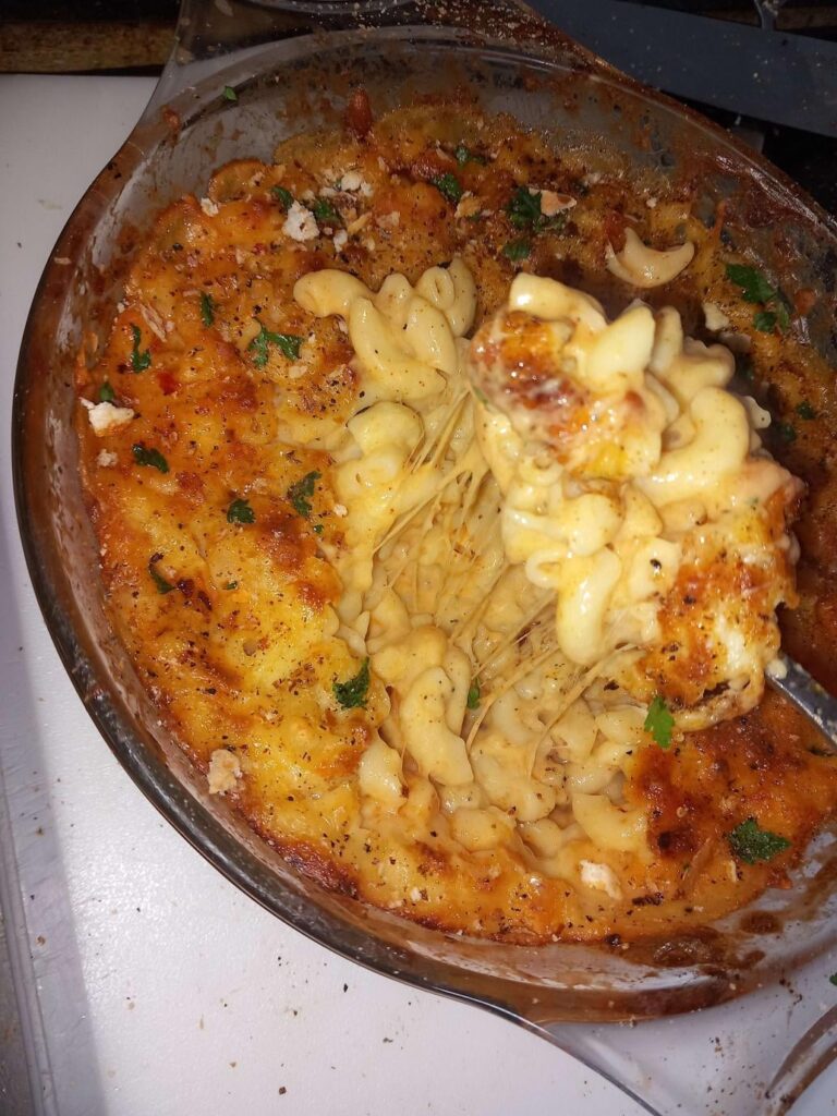 my attempt at mac and cheese