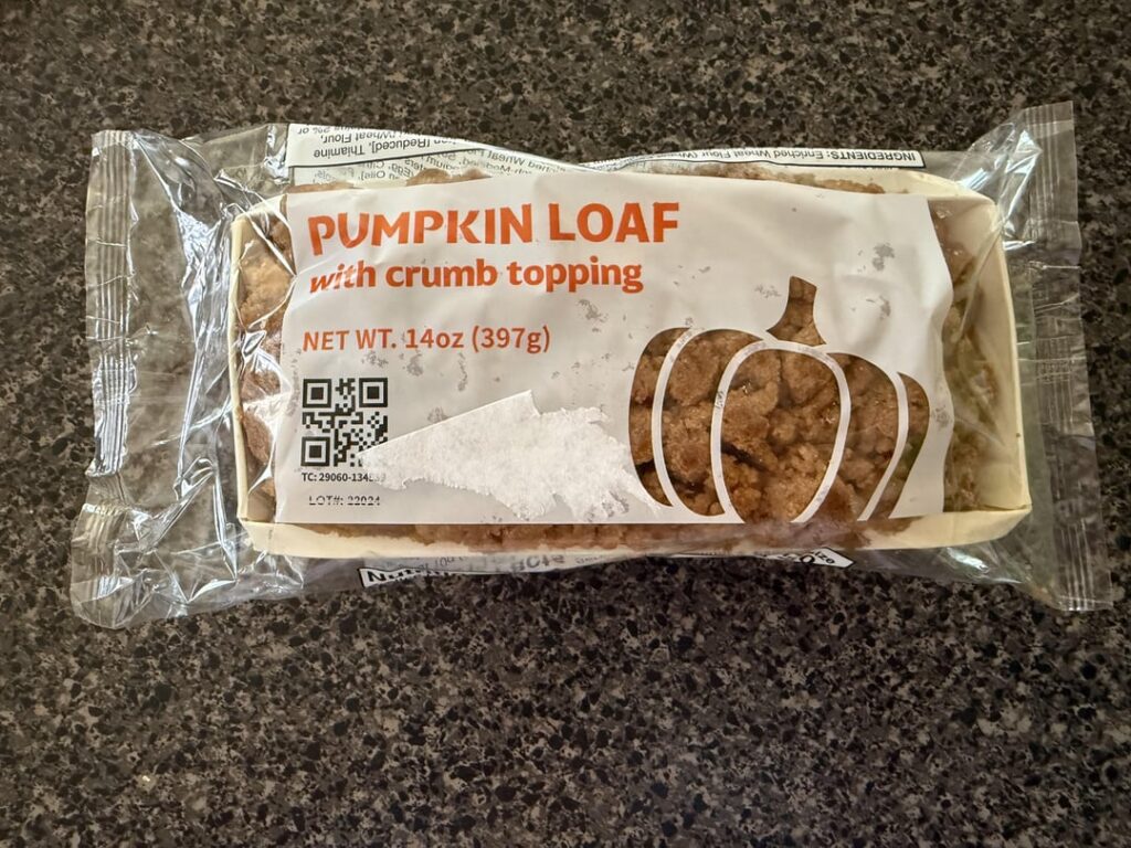 Pumpkin Loaf…it’s a pass. Review Below ⬇️