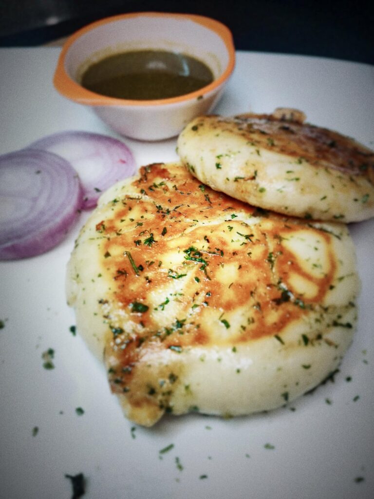 Chicken Tikka Stuffed Naan made by OP!