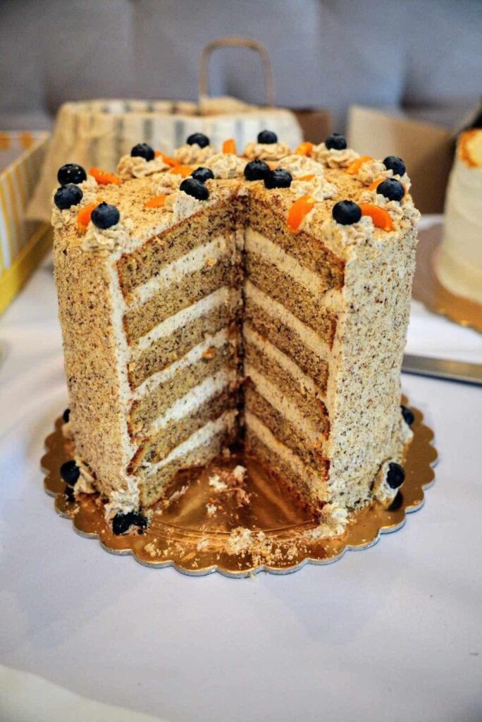 I turned 30 last week, and this is the amazing walnut cake my mom made for me 😊