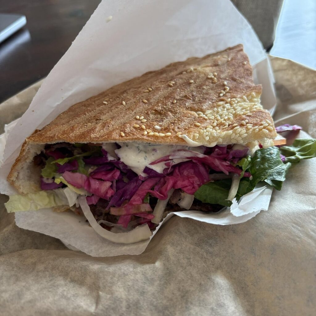 Beef/lamb döner sandwich @ Berlins (West Hollywood, $$)