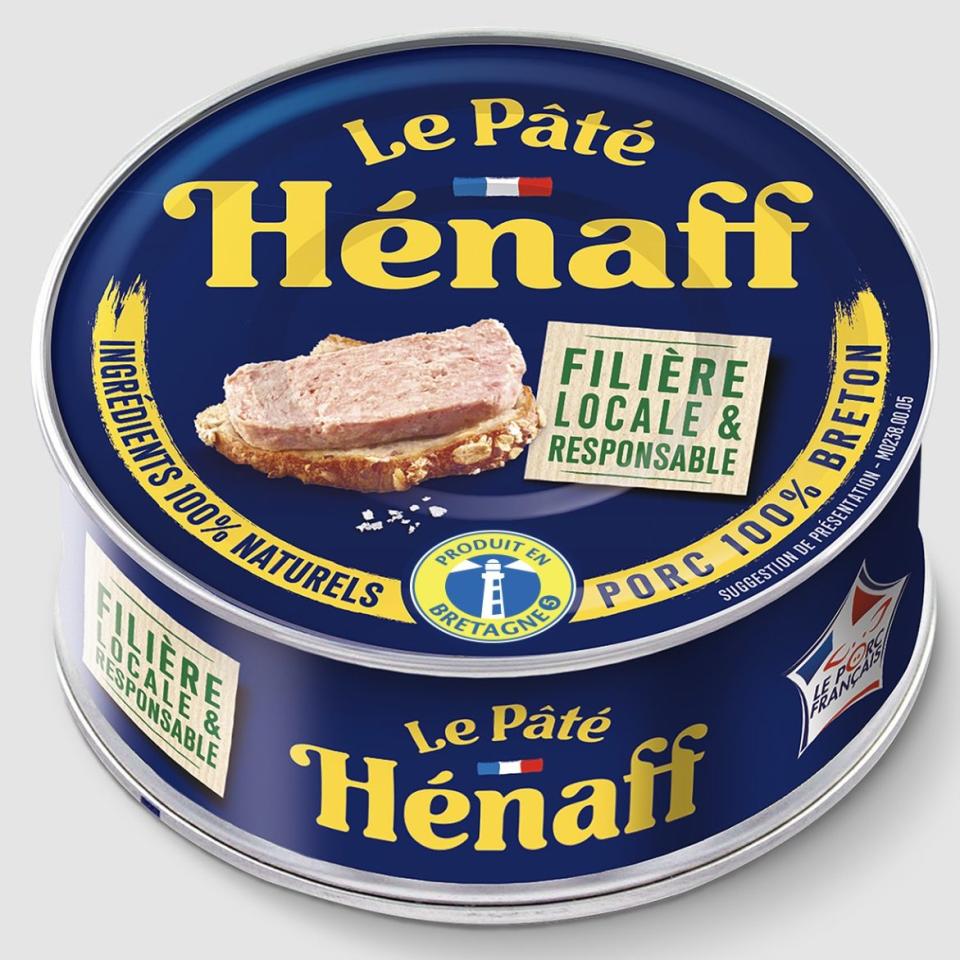 Slice Le Pâté Hénaff onto crusty bread for an afternoon snack