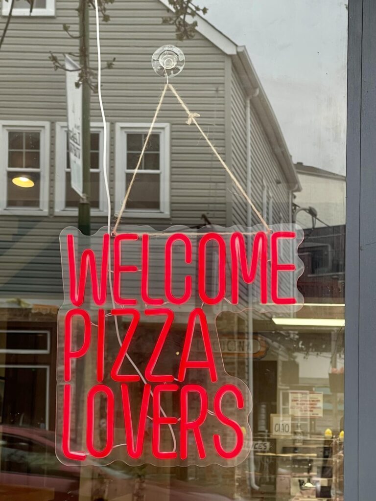 Lusha pizza.  Excellent pizza, plus gnocchi bolognese