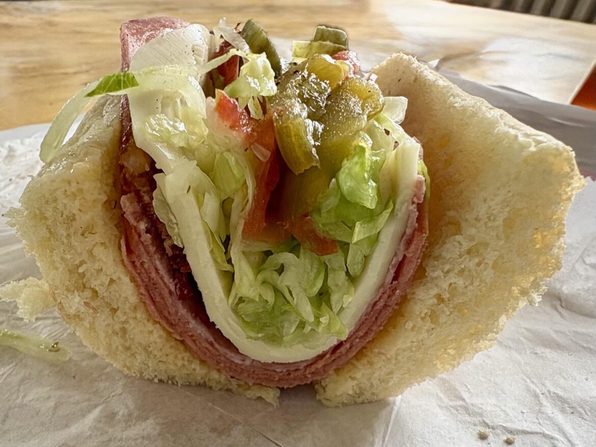 Weekend lunch from local country store & deli