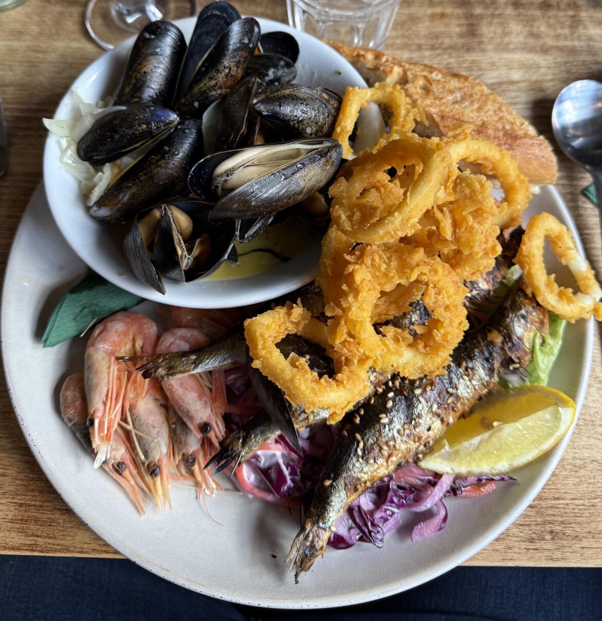 Seafood Feast, Fowey, Cornwall