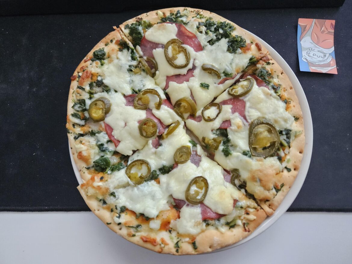 I pimped my frozen pizza