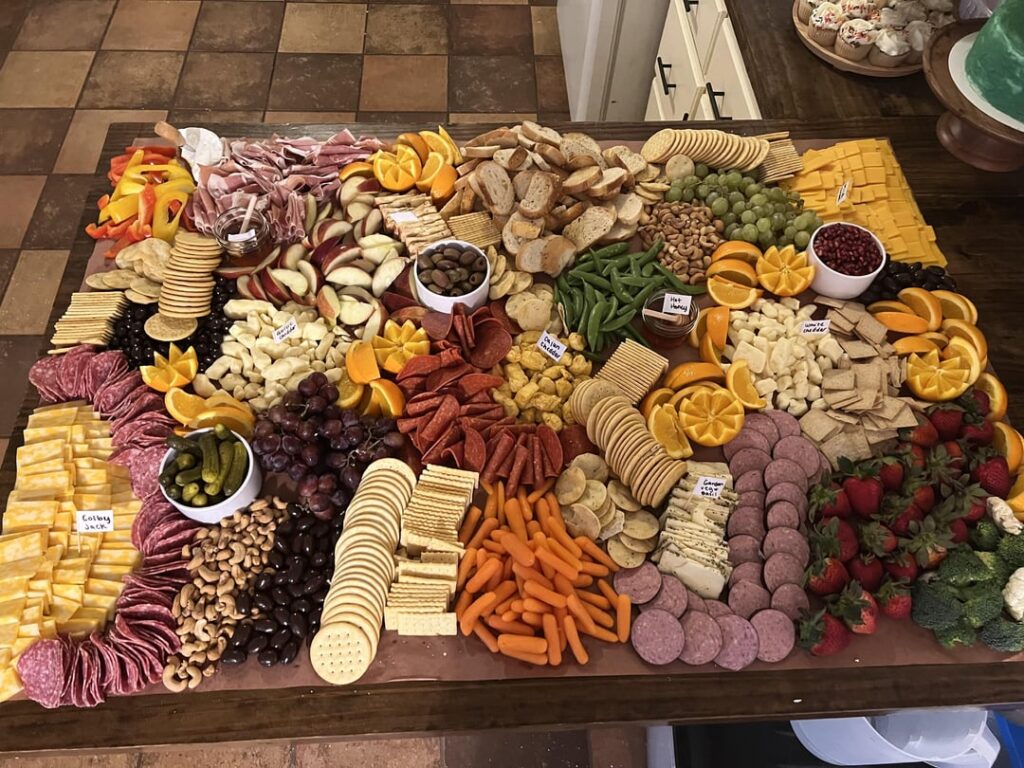 First ever charcuterie/grazing table!