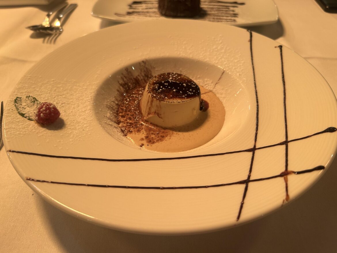 Pana cotta with cappuccino cream