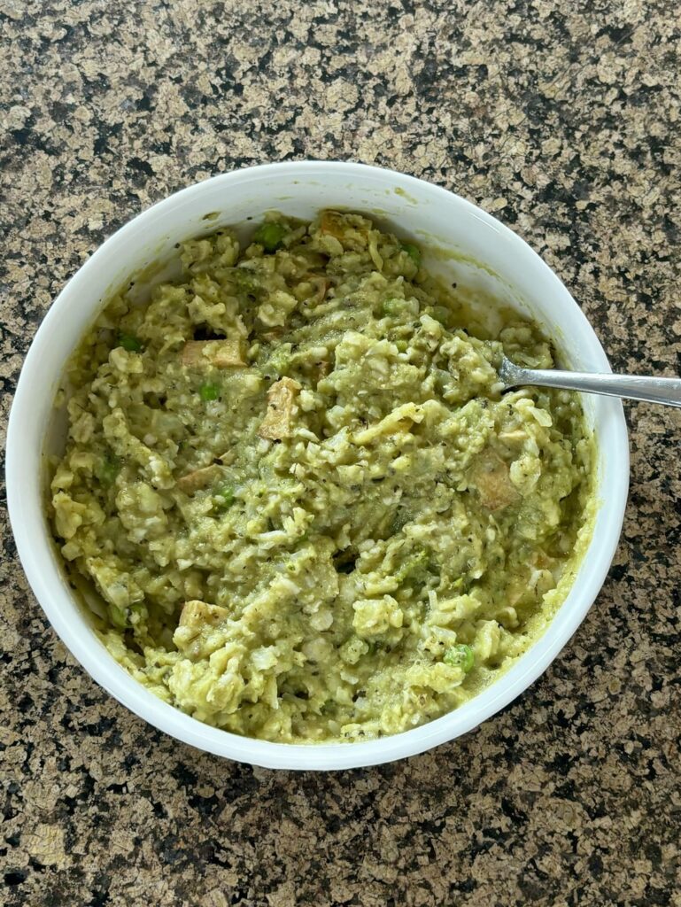 another savory oatmeal post - 307 cal, 25g protein