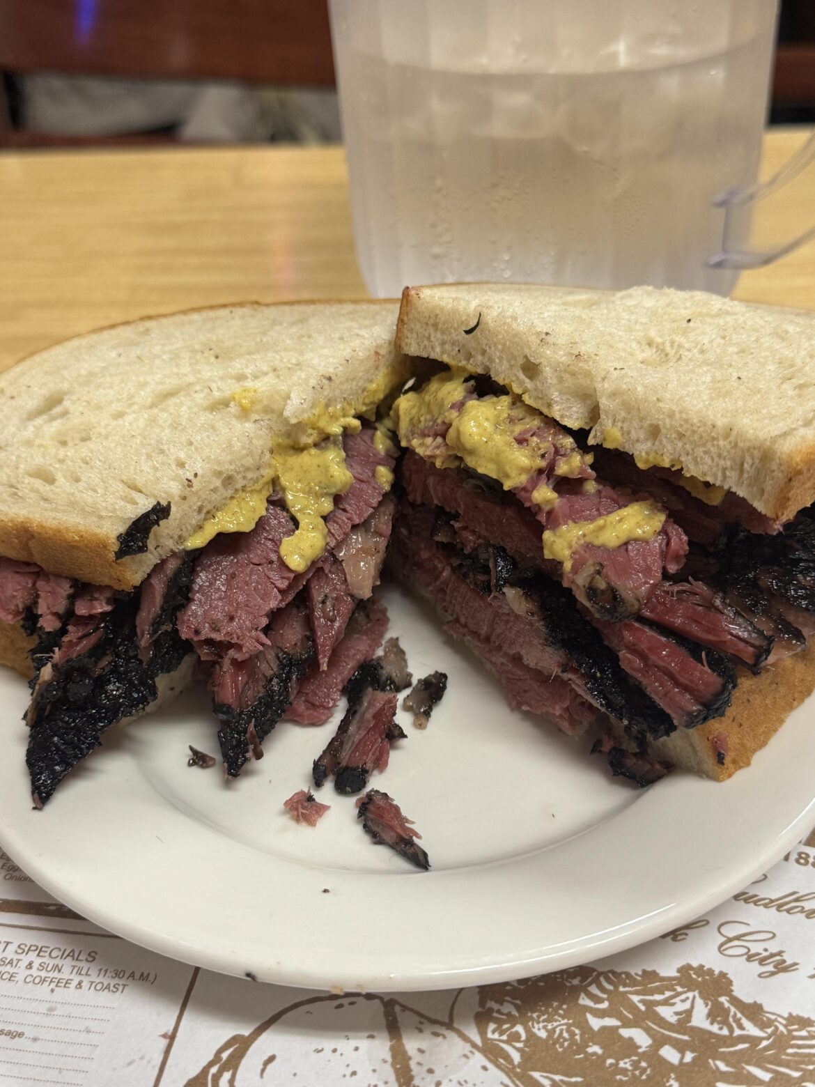 Pastrami Sandwhich from Katz Deli