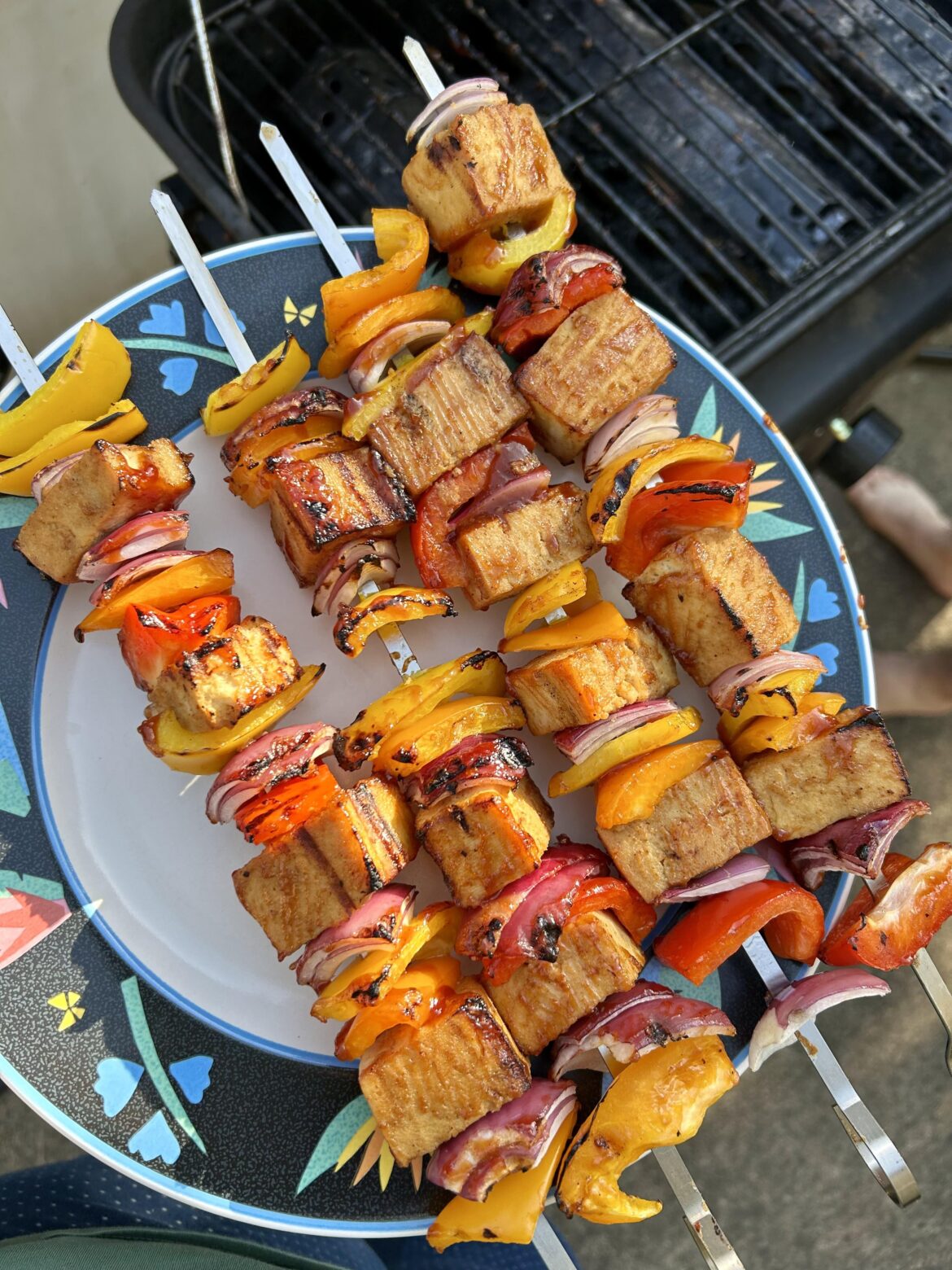 Amazing grilled tofu 🍢