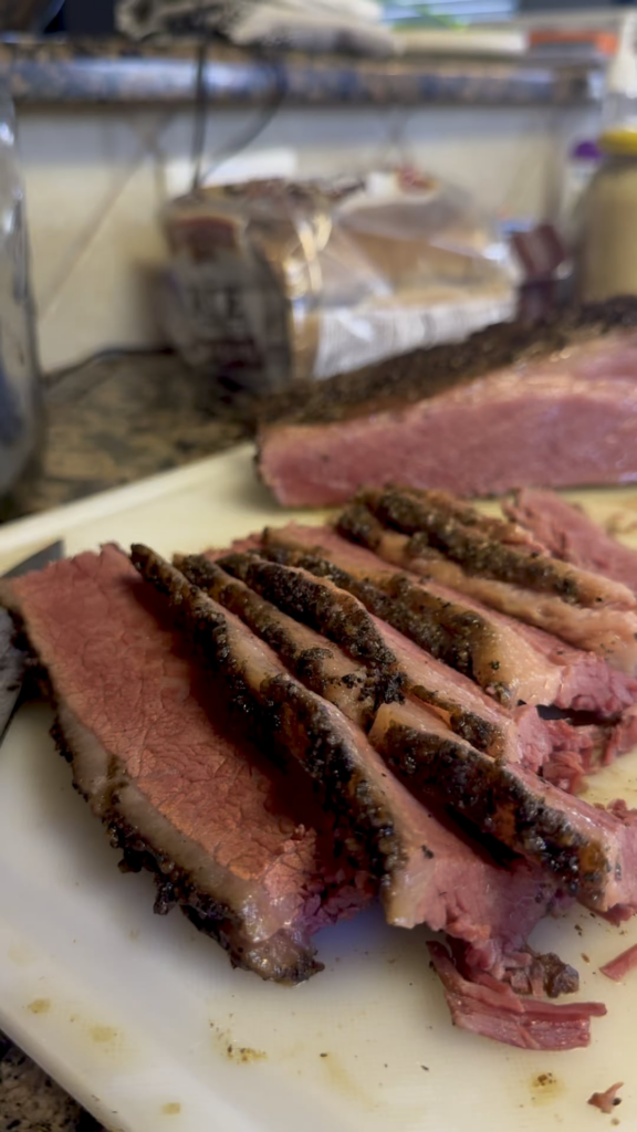 Made Pastrami from Brisket
