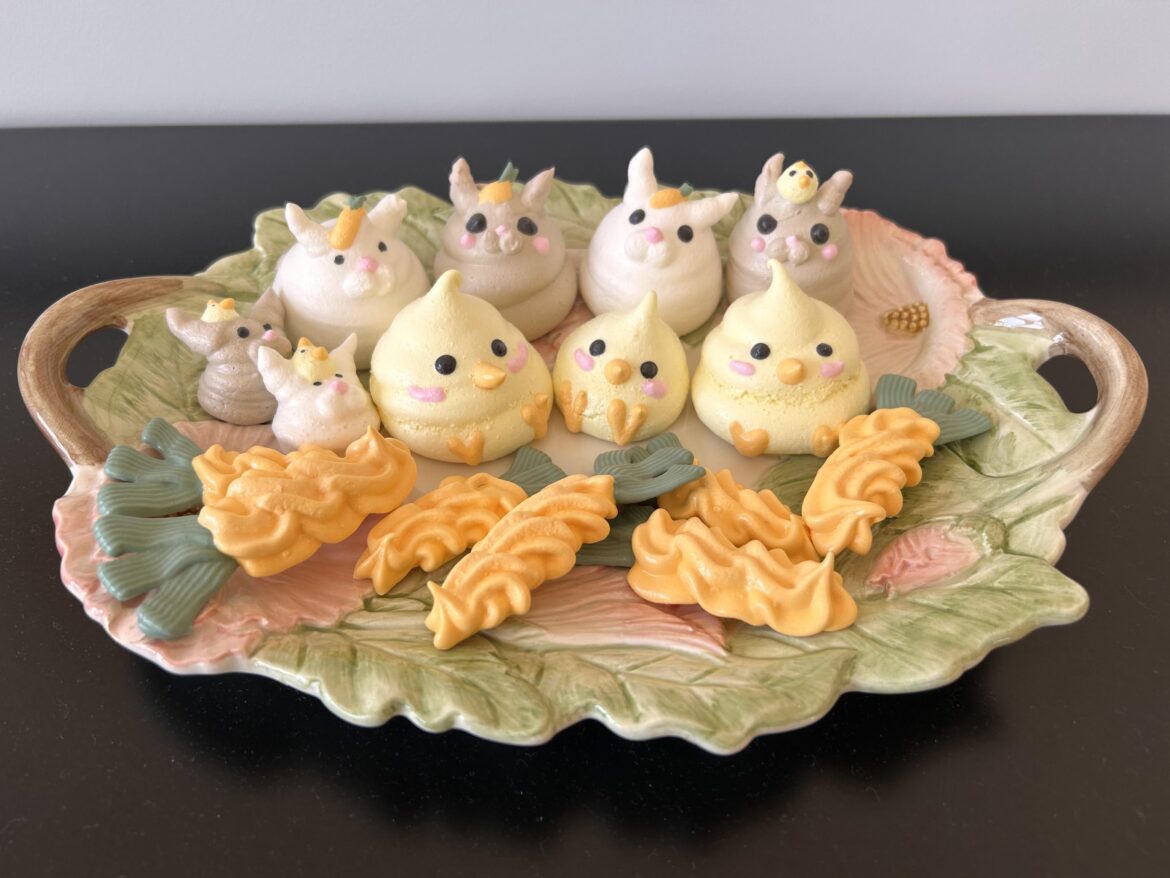 First time making meringue cookies !