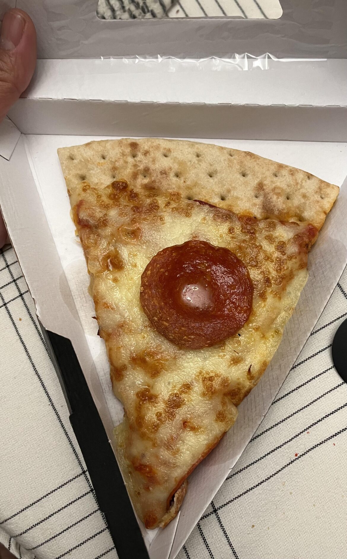 I paid extra for the “pepperoni” pizza.