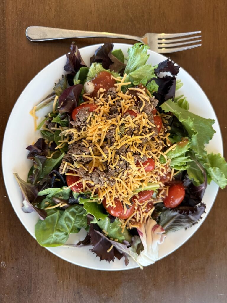 200 calorie taco salad