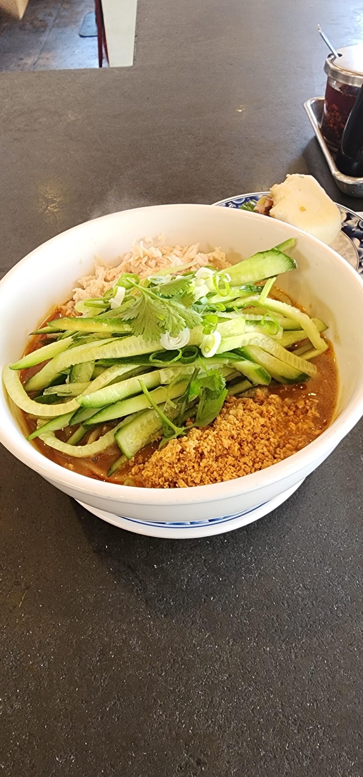 Dan Dan Noodles with Jidori Chicken at Joy, HP. Delicious.