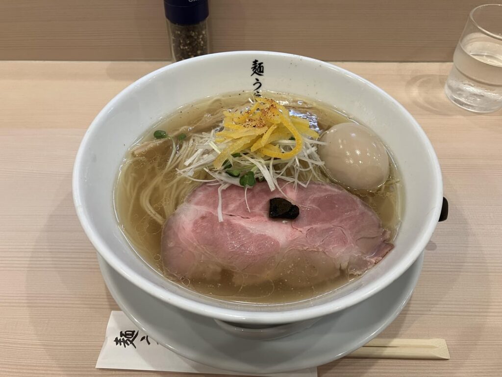 Yuzu Shio Ramen at Men Urata in Jiyugaoka, Tokyo