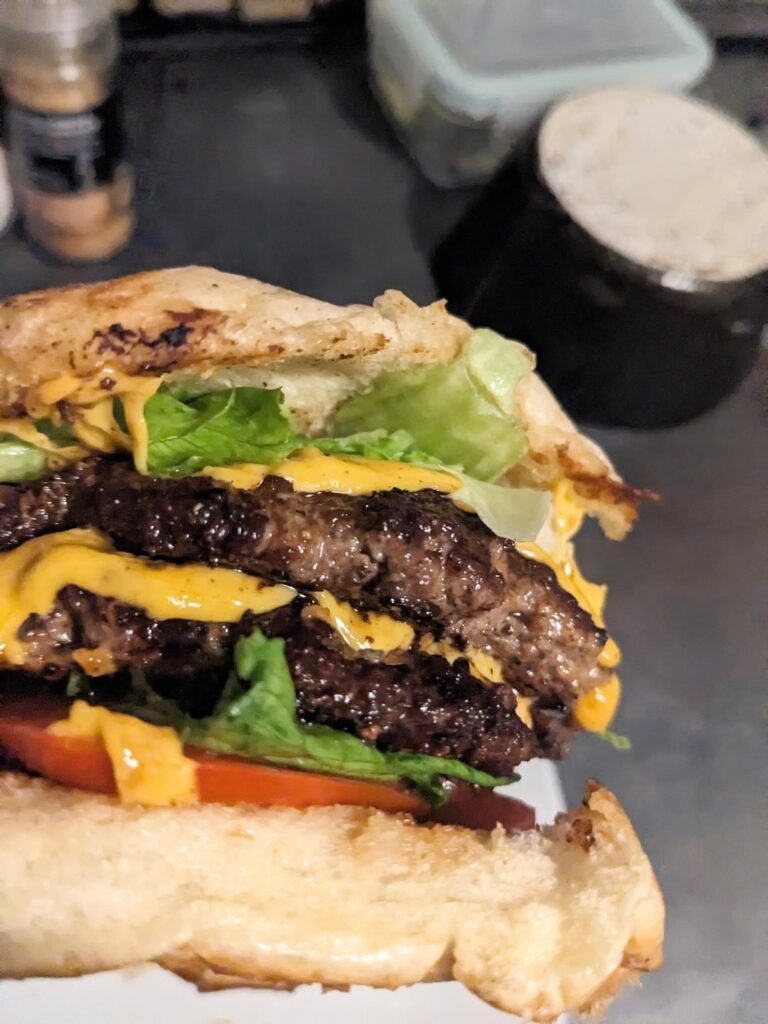 1st post. I like mine, like I like my women, with nice buns and covered in cheese.