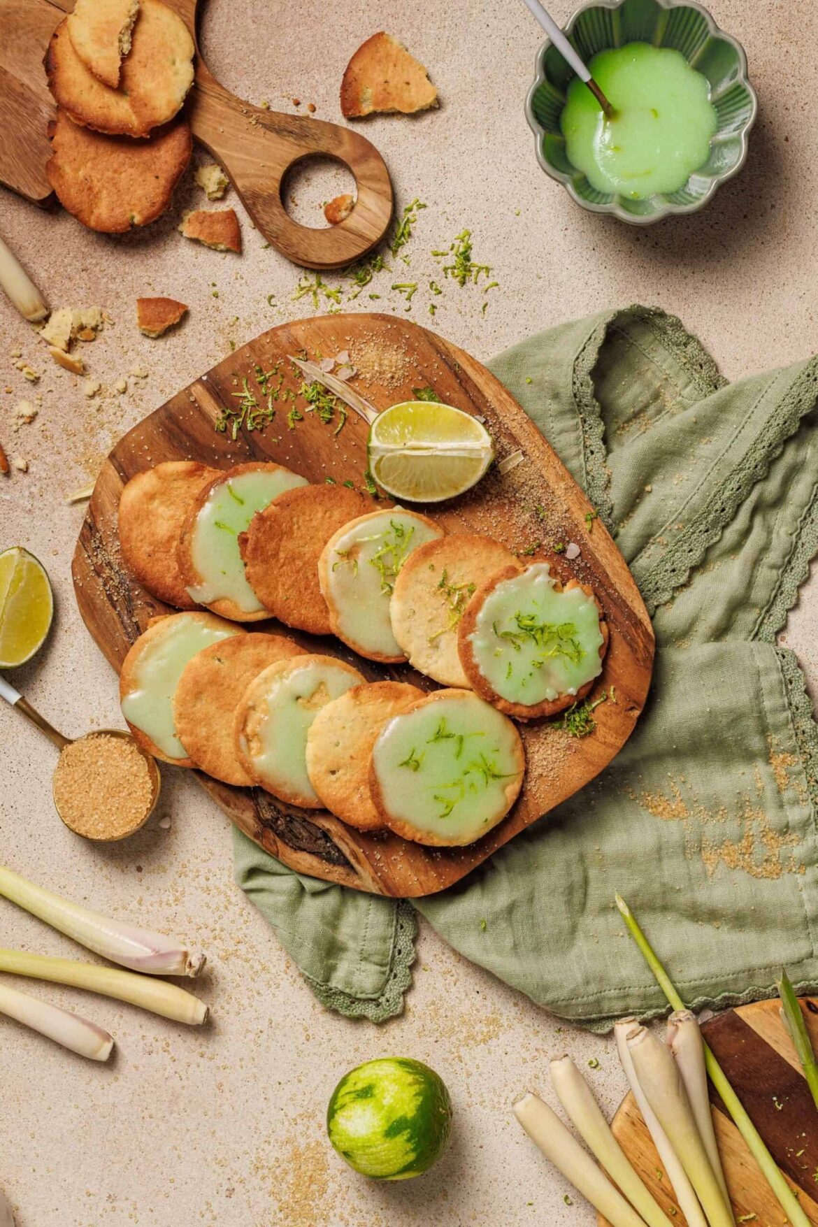 Glazed Lemongrass Cookies Glazed Lemongrass Cookies